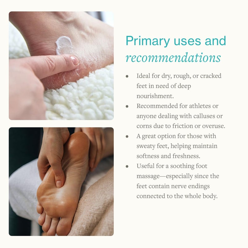 SwissJust Swiss Just Pedicream Foot Cream 3.4 Fl oz- Nourishing Foot Care Kit with a High Concentration of Almond Oil for Skin - Soothing and Moisturizing Natural and Herbal Formula for Dry and Cracked Feet - Image 3